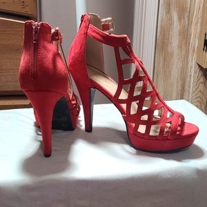 High heel shoes
